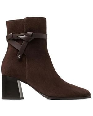 Jimmy Choo 60Mm Lawton Knotted-Strap Leather Boots - Brown