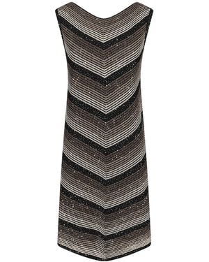 D.exterior Sleeveless Dress - Grey
