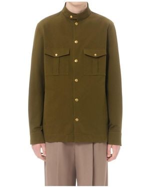 Valentino Button-Up Long-Sleeved Jacket - Green