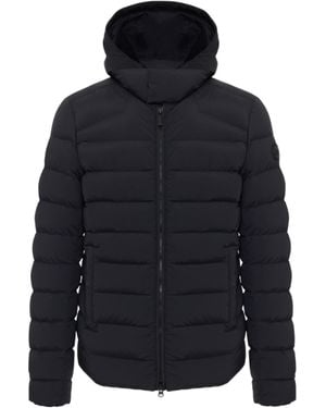 Colmar Quilted Down Jacket With Bib - Blue