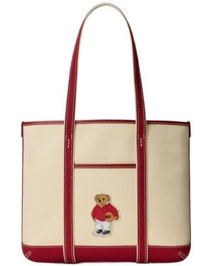 Polo Ralph Lauren Bear Tote Bag - Red