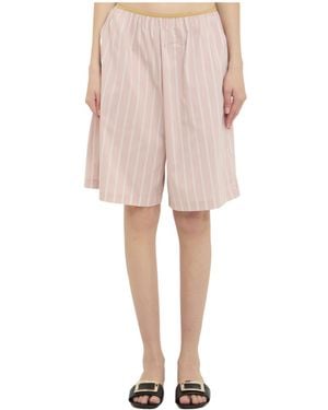 Frankie Shop Striped Shorts - Pink