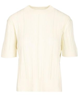 Filippa K Textured Knit Top - White