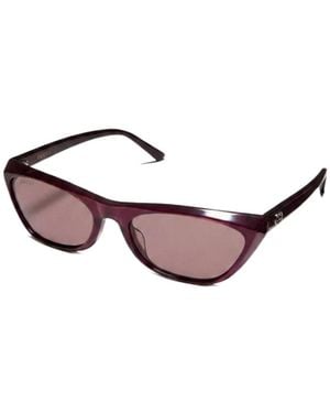 Gucci Geometric-Frame Sunglasses - White