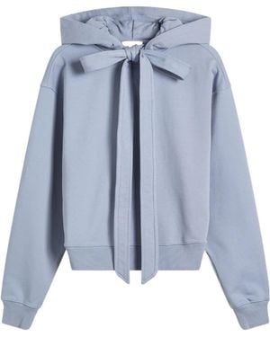 JW Anderson Organic Cotton Hoodie - Blue