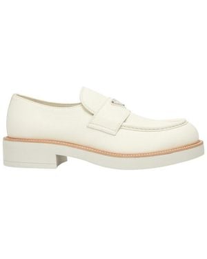 Prada Round-Headed Love Shoes - Natural