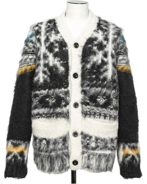 Sacai Button-Up Knitted Cardigan - Multicolour
