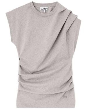 Ganni Top - Gray