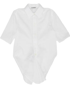 Jil Sander Short-Sleeved Shirt - White