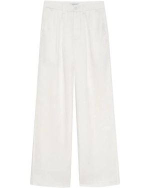 Anine Bing Carrie Wide-Leg Pants - White