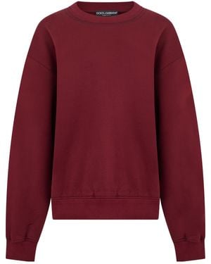 Dolce & Gabbana Crewneck Sweatshirt - Red