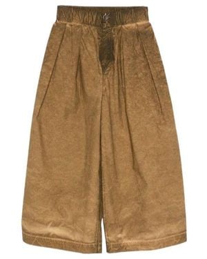 Uma Wang Elastic Waist Casual Pants - Natural