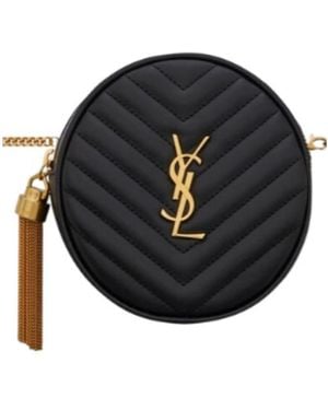 Saint Laurent Vinyle Baby Belt Bag - Black