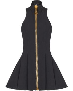 Balmain Short Halterneck Dress - Blue