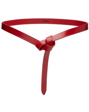 Isabel Marant Kirka Self-Fastening Belt - Red