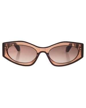 Alaïa Alaa Oval Frame Sunglasses - Pink