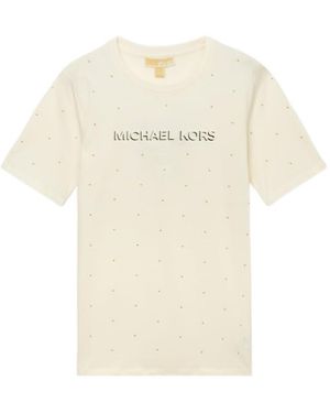 MICHAEL Michael Kors Stud Logo T-Shirt - White