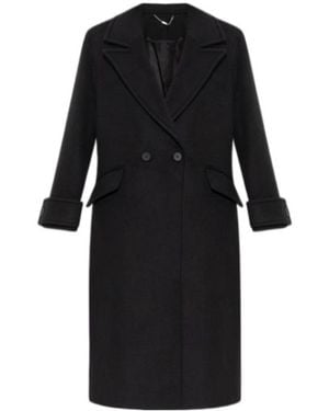 AllSaints Mabel Double-Breasted Coat - Black