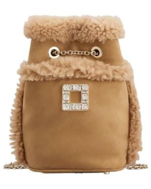 Roger Vivier Très Vivier Backpack - Natural