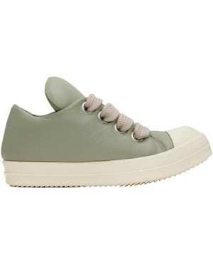 Rick Owens Padded Leather Trainers - Green
