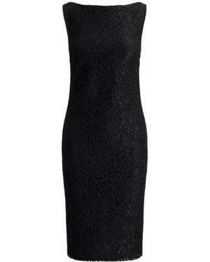Ralph Lauren Sleeveless Midi Dress - Black