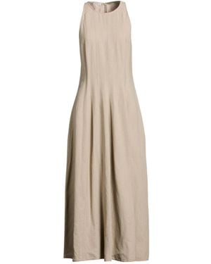 Brunello Cucinelli Sleeveless A-Line Dress - Natural
