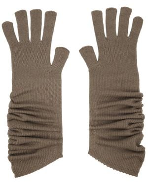 Homme Plissé Issey Miyake Long Sleeve Gloves - White
