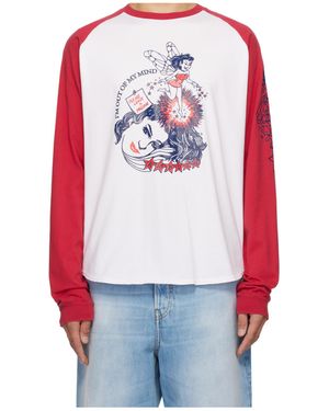 Ambush Colorful Long-Sleeve T-Shirt - Red