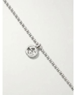 Gucci Logo Pendant Bracelet - Natural
