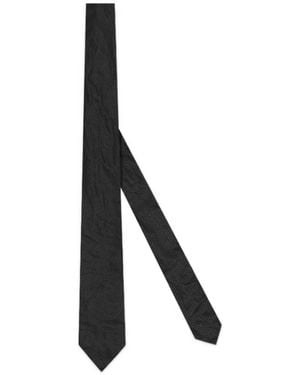 Dior Christian Wrinkle Detailed Tie - Multicolour