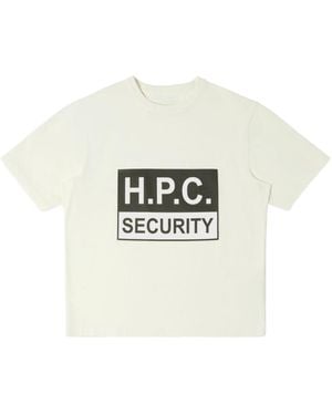 Heron Preston Paint Splatter Detailed Crewneck T-Shirt - White