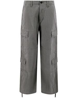 Stussy Belt-Loop Casual Trousers - Grey