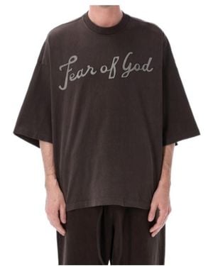 Fear Of God Short-Sleeved T-Shirt - Black