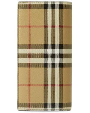 Burberry Chequered Bifold Wallet - Metallic