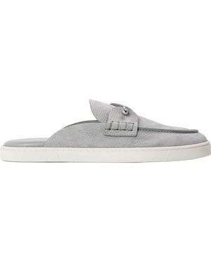 Christian Louboutin Convenient Slip-On Shoes - White