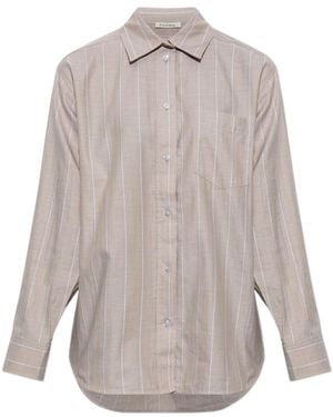 By Malene Birger Audrey Striped Shirt - Gray
