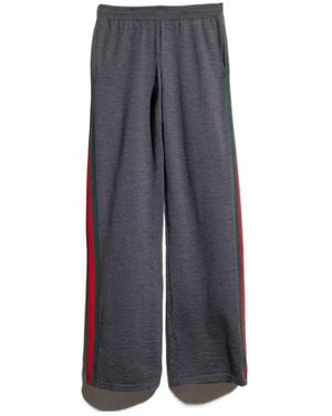 Gucci Web Leisure Trousers - Grey