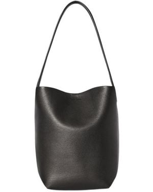 The Row Small N/S Park Tote Bag - Black