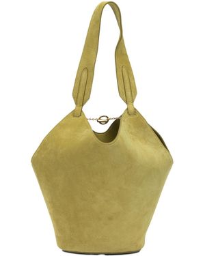 KHAITE Lotus Mini Tote Bag - Metallic