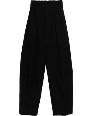Uma Wang Belt Loop Casual Trousers - Black