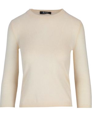 Lela Rose Crew Neck Knitwear - White