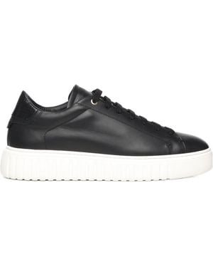 Giuliano Galiano Mars Contrast-Sole Low-Top Trainers - Black