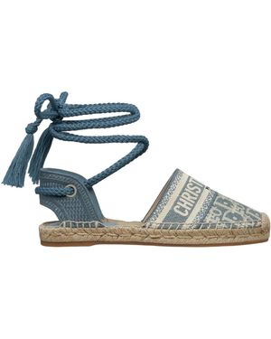 Dior Granville Lace-Up Espadrille - Blue