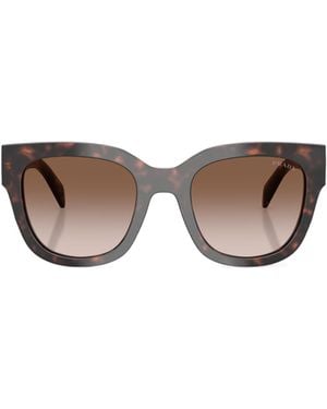 Prada Eyewear Cat-Eye Sunglasses - White
