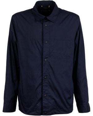 Peserico Buttoned Shirt Jacket - Blue