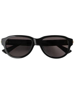 Bottega Veneta Eyewear Round Frame Sunglasses - Black
