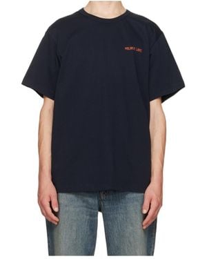 Helmut Lang Short-Sleeved T-Shirt - Blue
