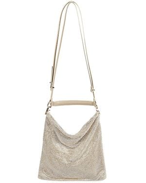 Benedetta Bruzziches Your Best Friend Embellished Shoulder Bag - White