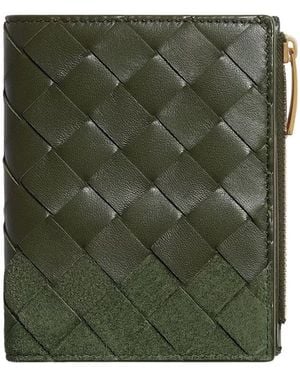 Bottega Veneta Small Bi-Fold Wallet - Green