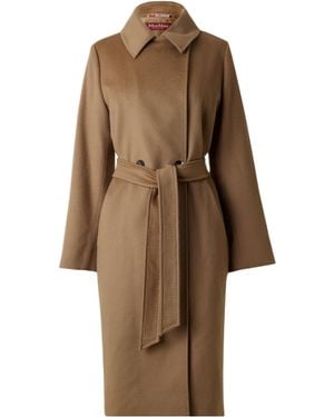 Max Mara Bcollag Coat - Brown